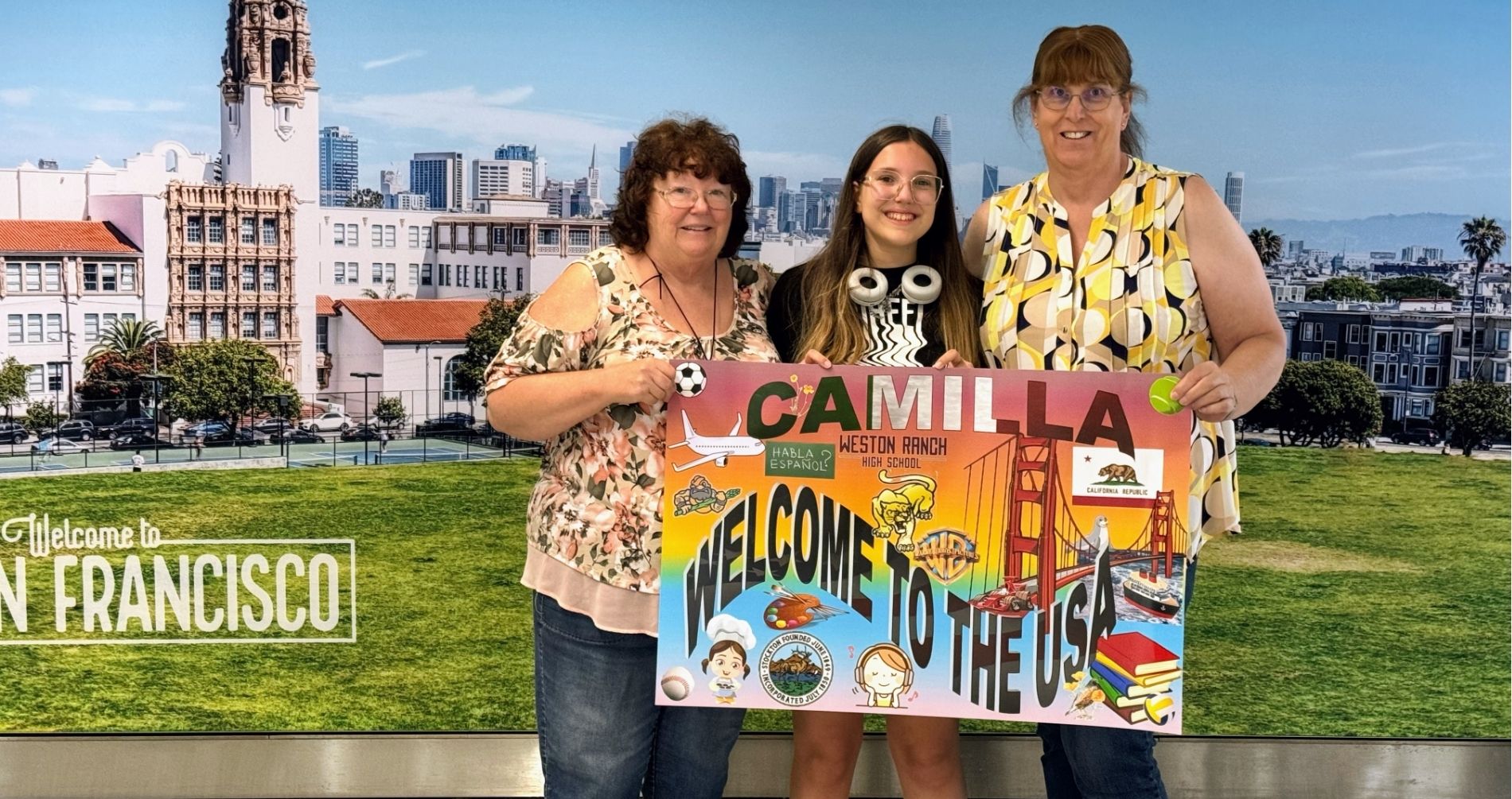 Camilla, in California per studiare e aprire la mente